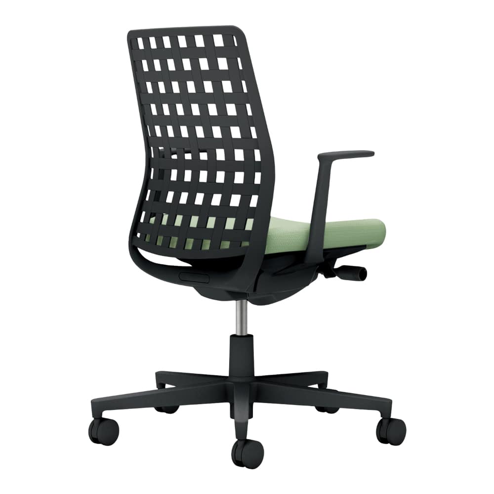 背樹脂：ブラック／座：パウダーミント