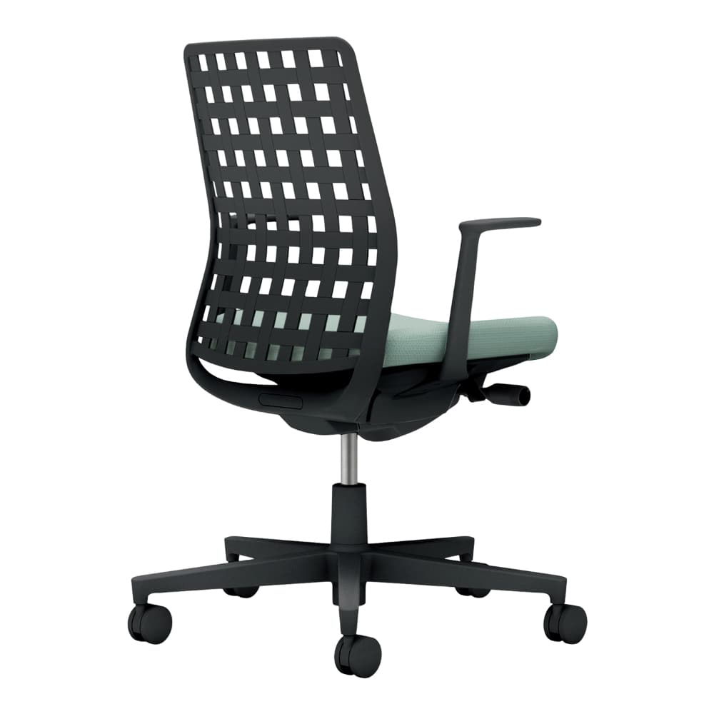 背樹脂：ブラック／座：アッシュターコイズ