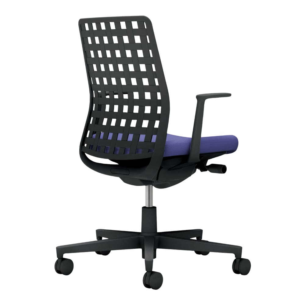 背樹脂：ブラック／座：ディープパープル