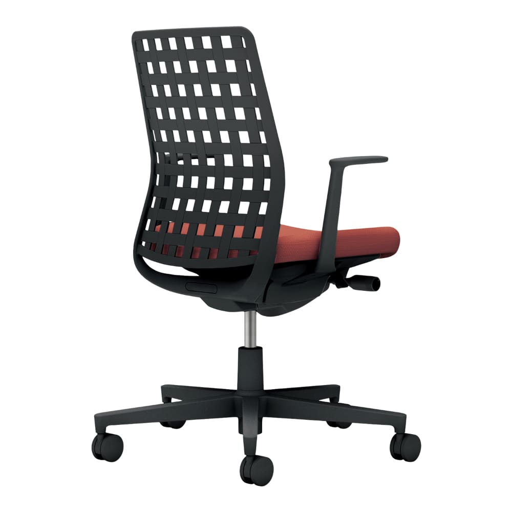 背樹脂：ブラック／座：パーシアンレッド