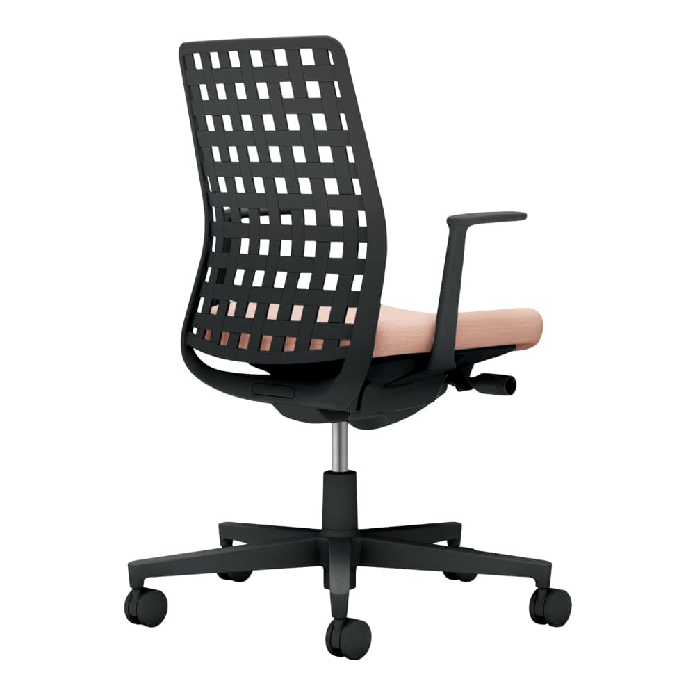 背樹脂：ブラック／座：アッシュピンク