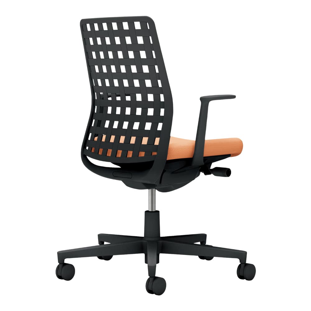 背樹脂：ブラック／座：ペールテラコッタ