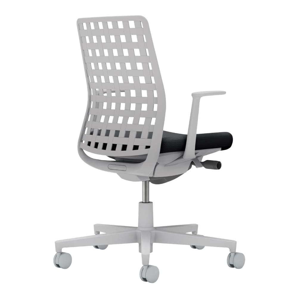 背樹脂：ライトグレー／座：ブラック