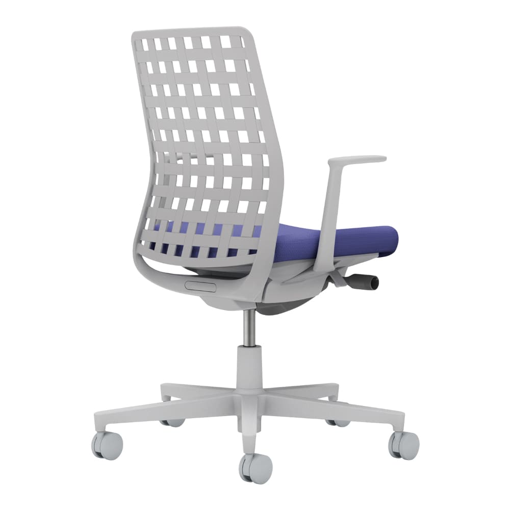 背樹脂:ライトグレー/座:ディープパープル