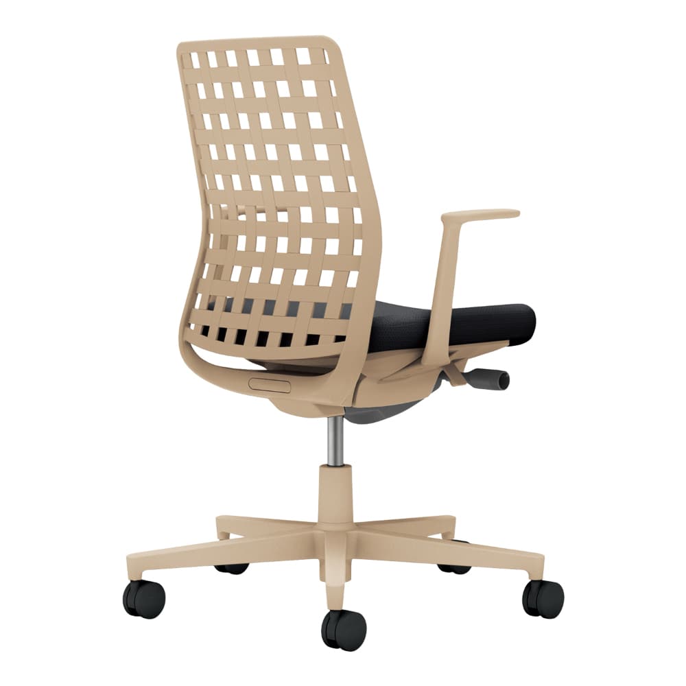 背樹脂:ソフトベージュ/座:ブラック