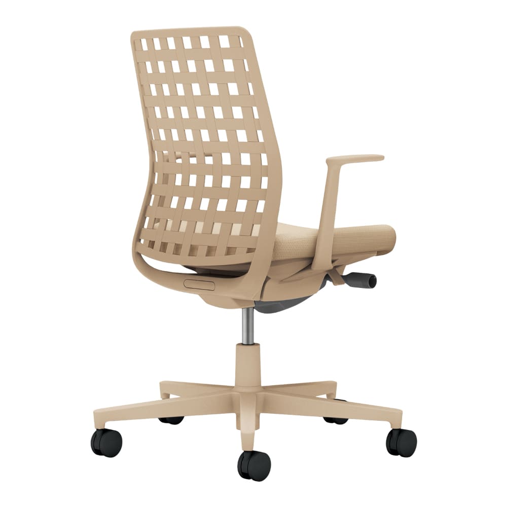 背樹脂:ソフトベージュ/座:ソフトベージュ