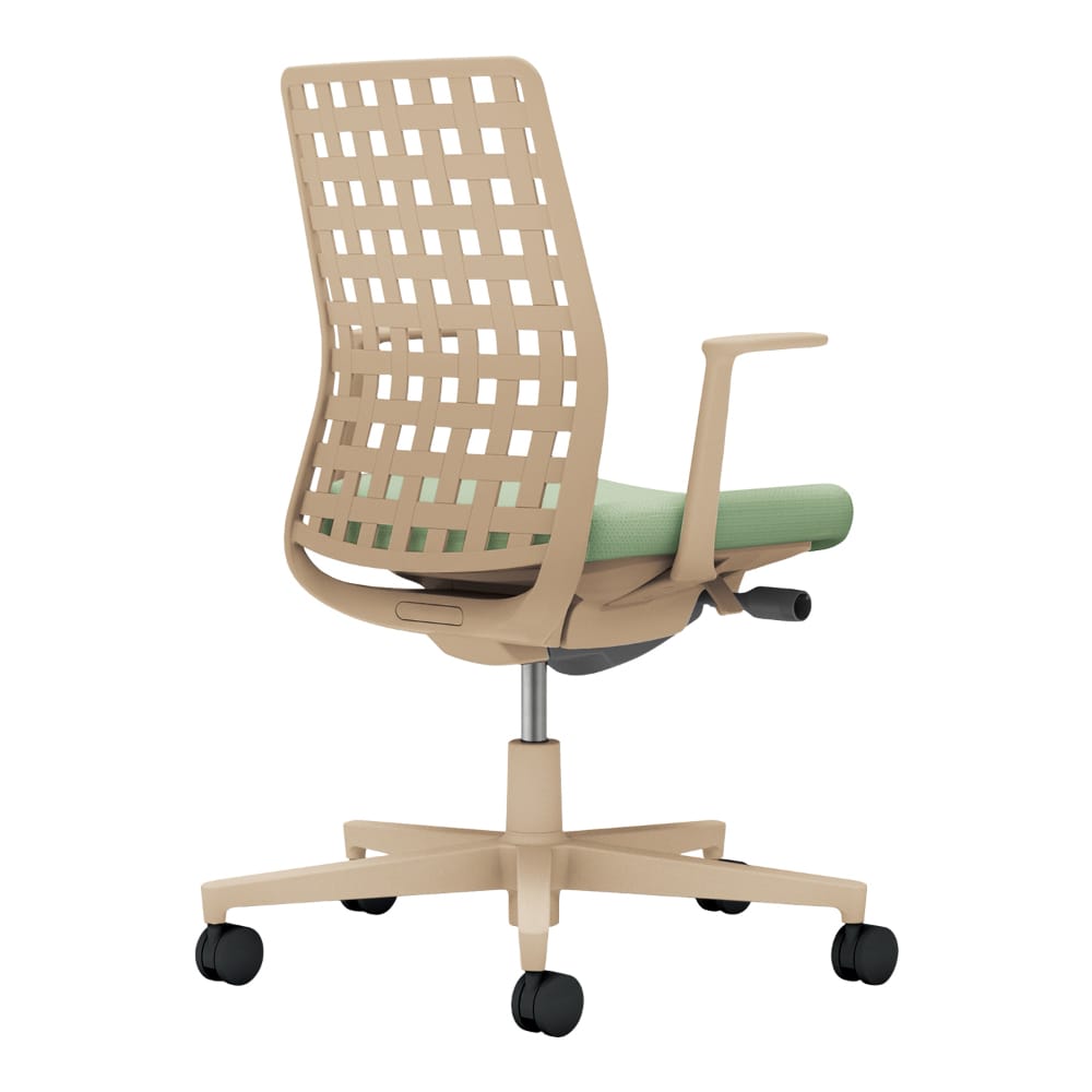 背樹脂:ソフトベージュ/座:パウダーミント