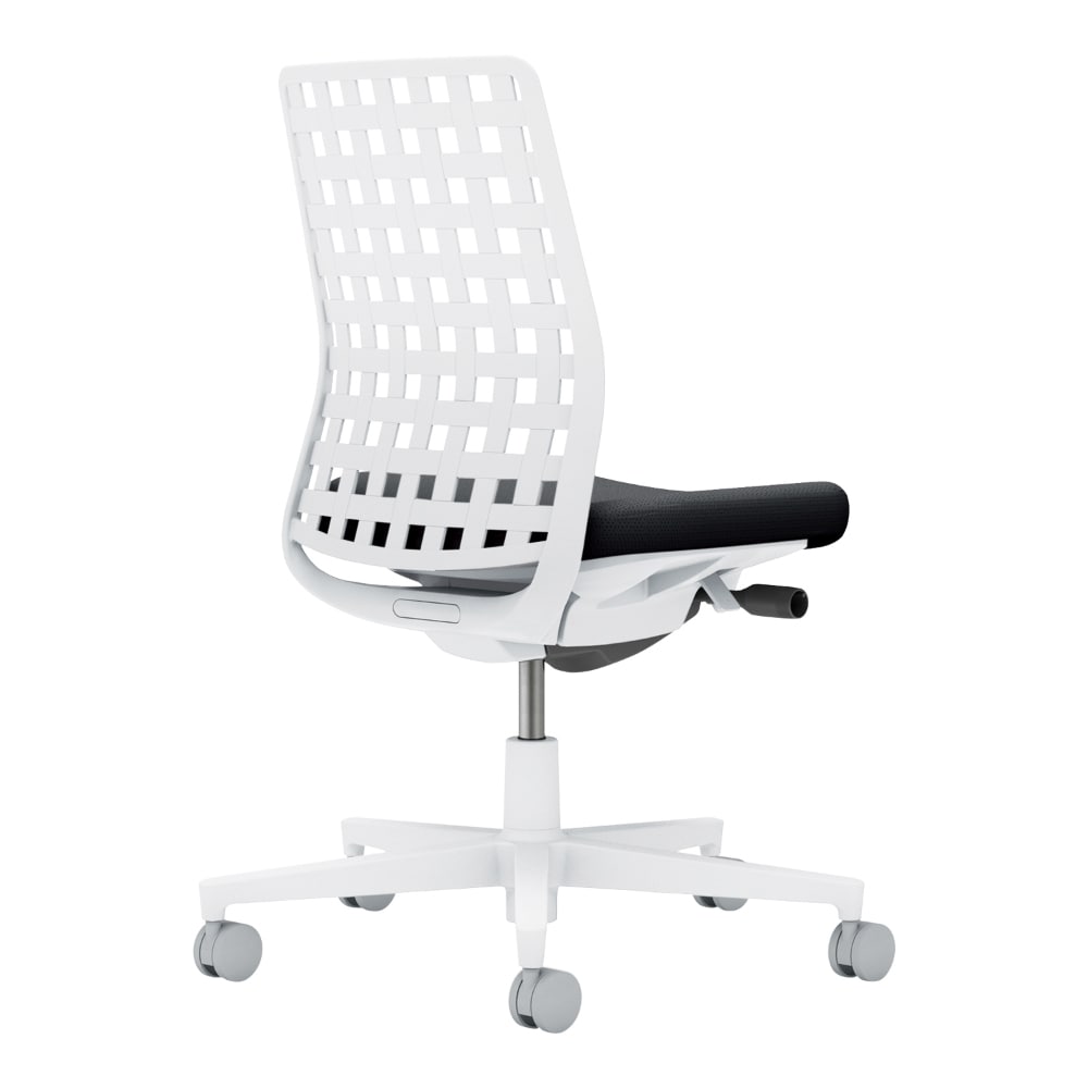 背樹脂：ホワイトグレー／座：ブラック