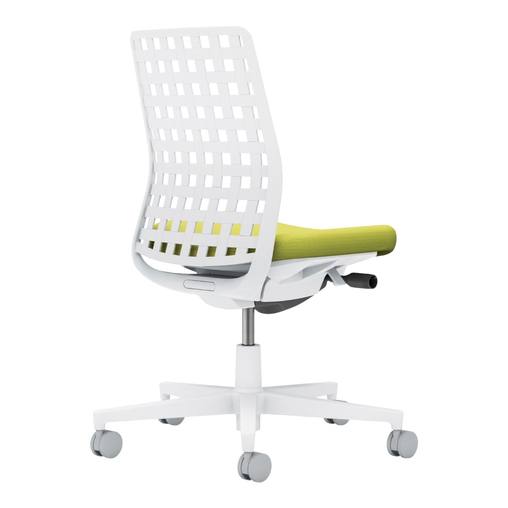 背樹脂：ホワイトグレー／座：ライトオリーブ