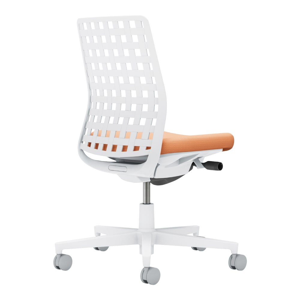 背樹脂：ホワイトグレー／座：ペールテラコッタ