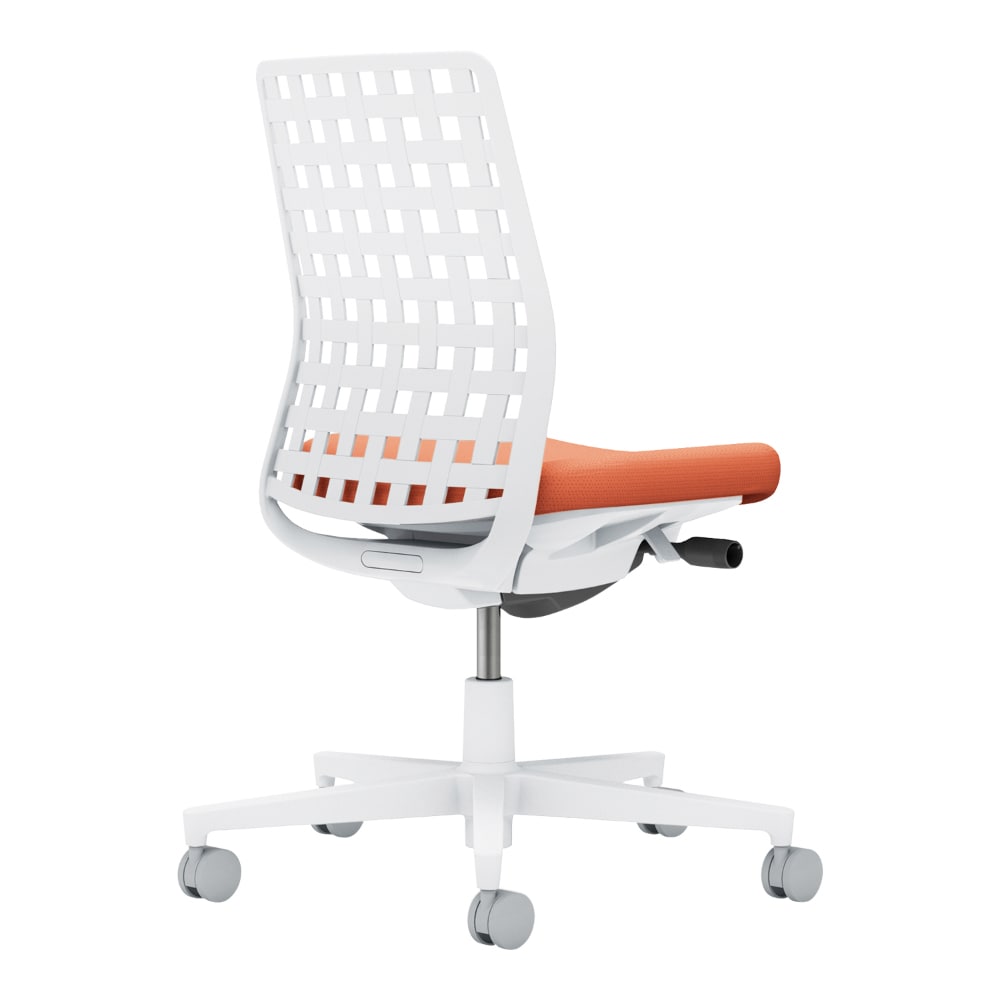 背樹脂：ホワイトグレー／座：ソフトテラコッタ