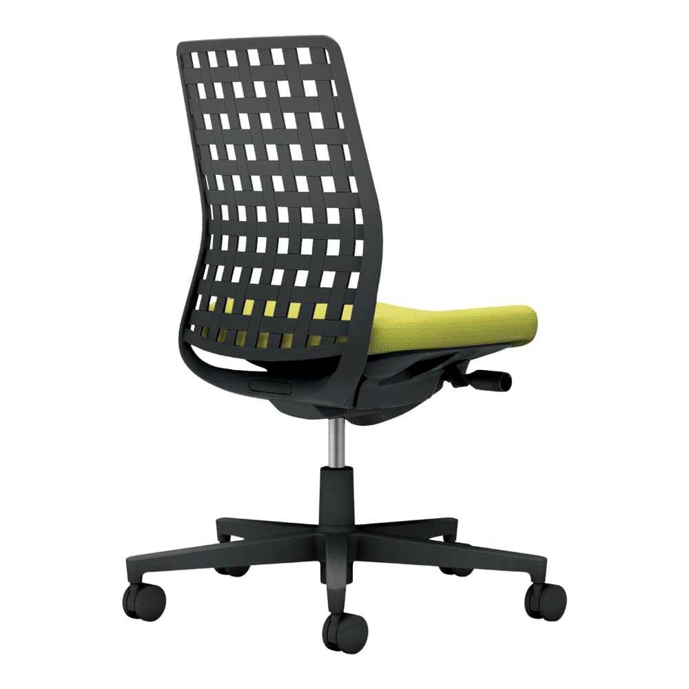 背樹脂：ブラック／座：ライトオリーブ