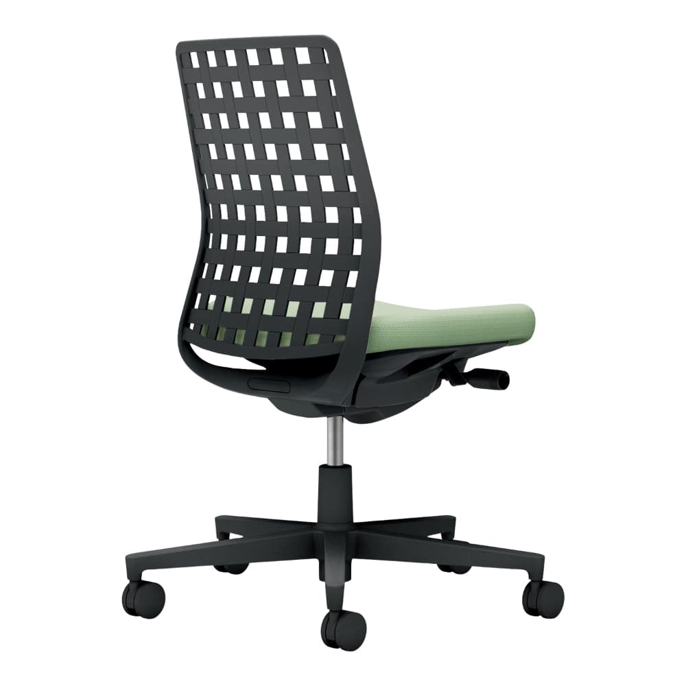 背樹脂：ブラック／座：パウダーミント