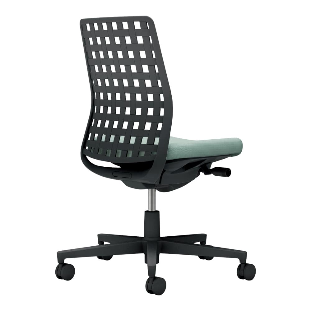 背樹脂：ブラック／座：アッシュターコイズ