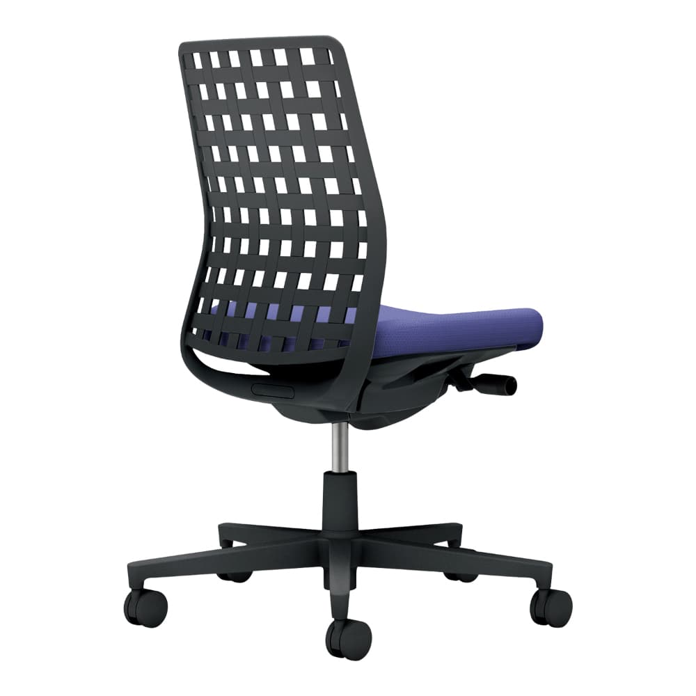 背樹脂：ブラック／座：ディープパープル