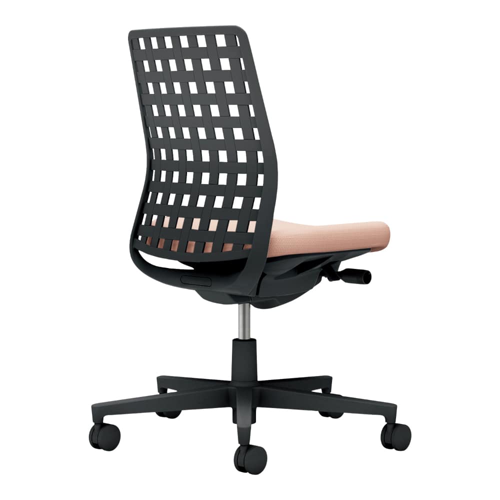 背樹脂：ブラック／座：アッシュピンク