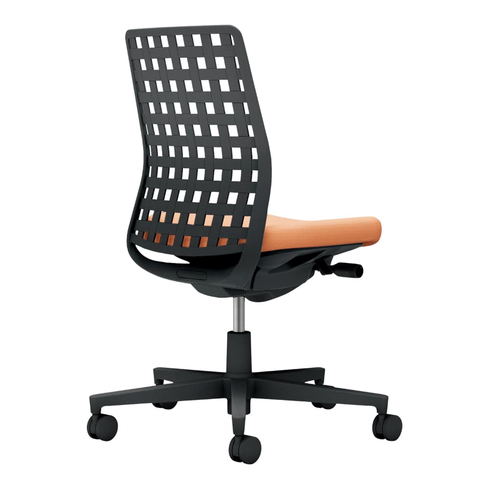 背樹脂：ブラック／座：ペールテラコッタ