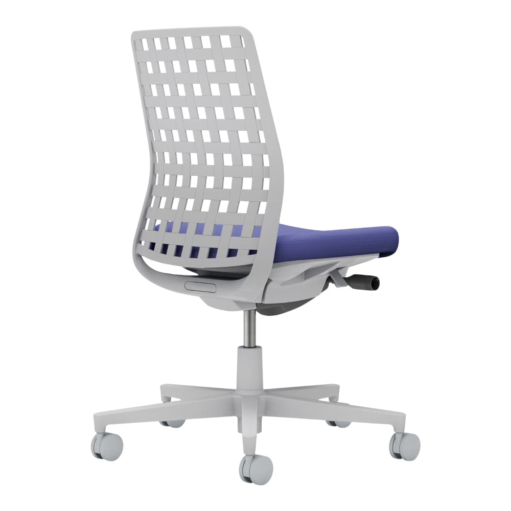 背樹脂：ライトグレー／座：ディープパープル