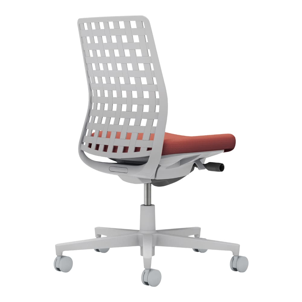 背樹脂：ライトグレー／座：パーシアンレッド