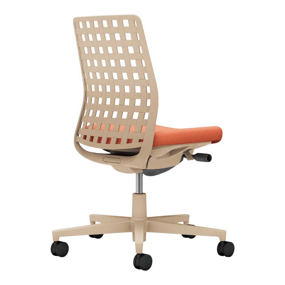 背樹脂：ソフトベージュ／座：ソフトテラコッタ