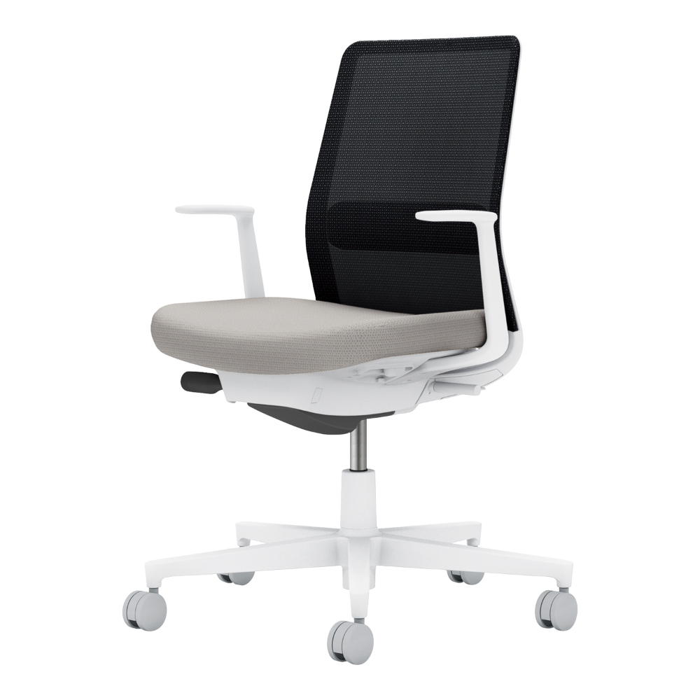 背・ランバー：ブラック／座：ライトグレー