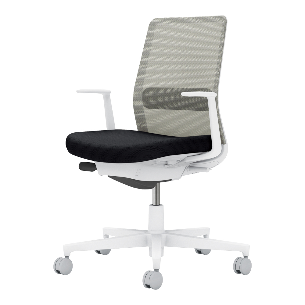 背：ライトグレー／座・ランバー：ブラック