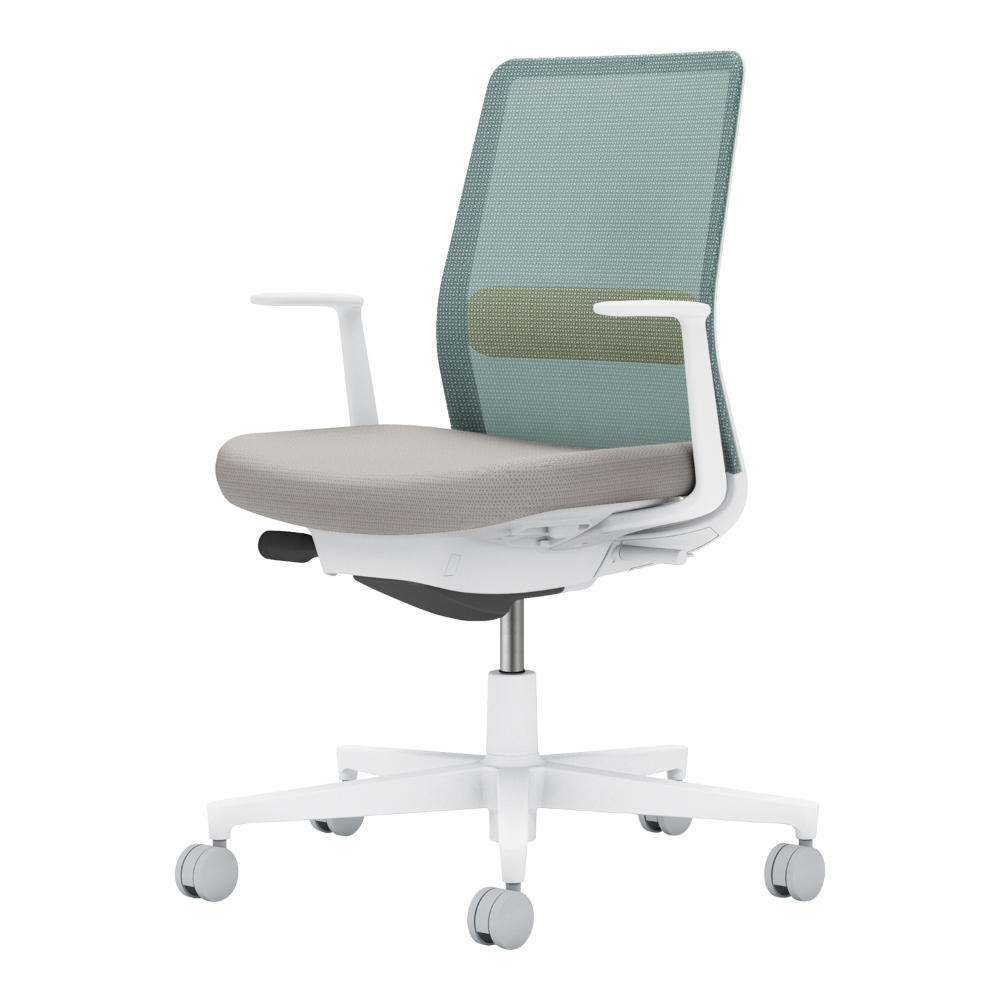 背:アッシュターコイズ/座:ライトグレー/ランバー:オリーブイエロー