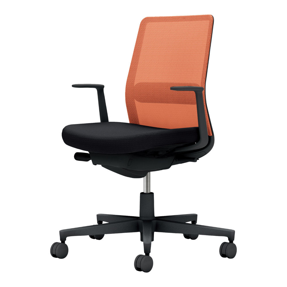 背・ランバー：ソフトテラコッタ／座：ブラック