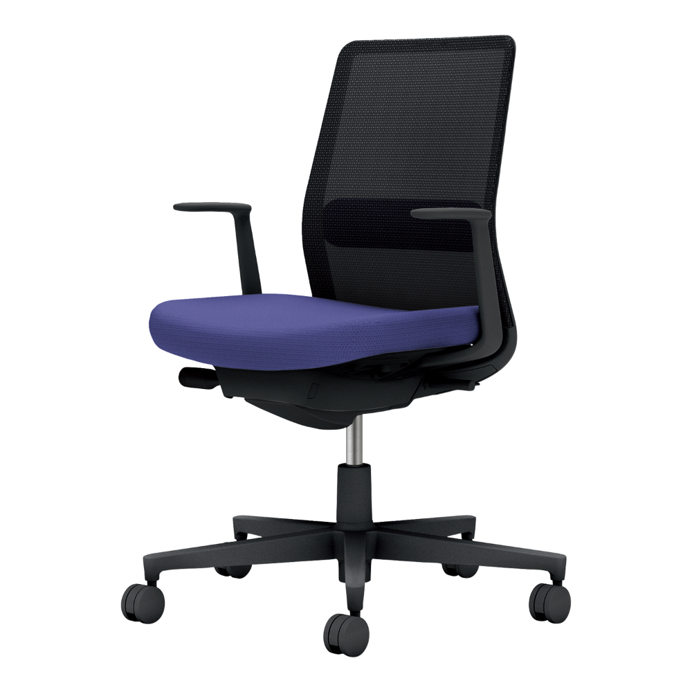 背：ブラック／座・ランバー： ディープパープル