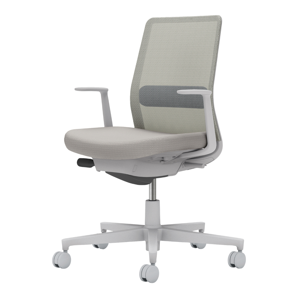 背座：ライトグレー／ランバー：ネイビー