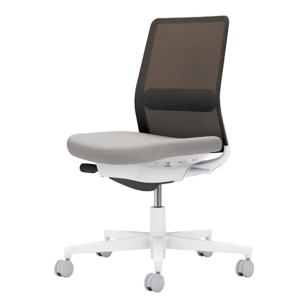 背・ランバー：ダークグレージュ／座：ライトグレー