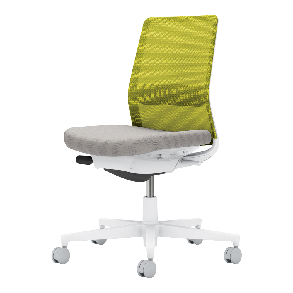 背・ランバー:ライトオリーブ/座:ライトグレー