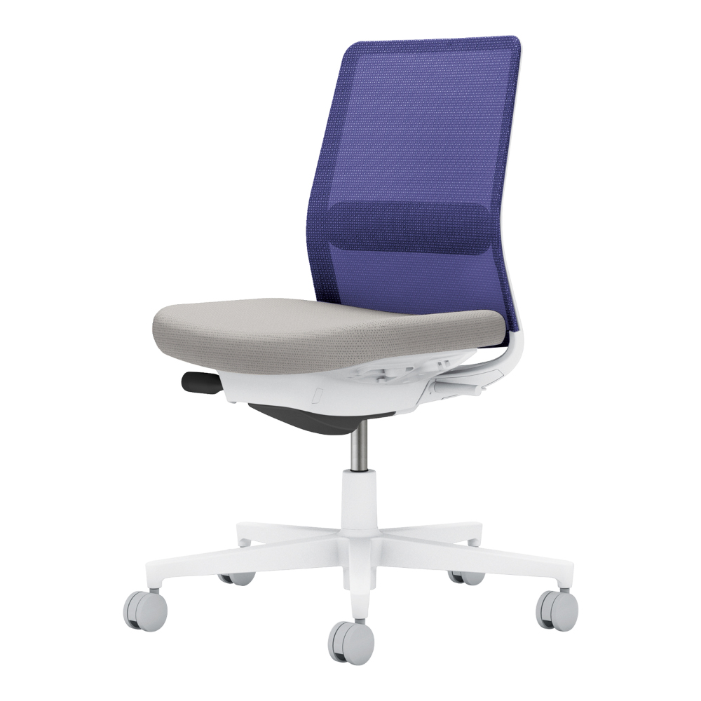 背・ランバー：ディープパープル／座：ライトグレー