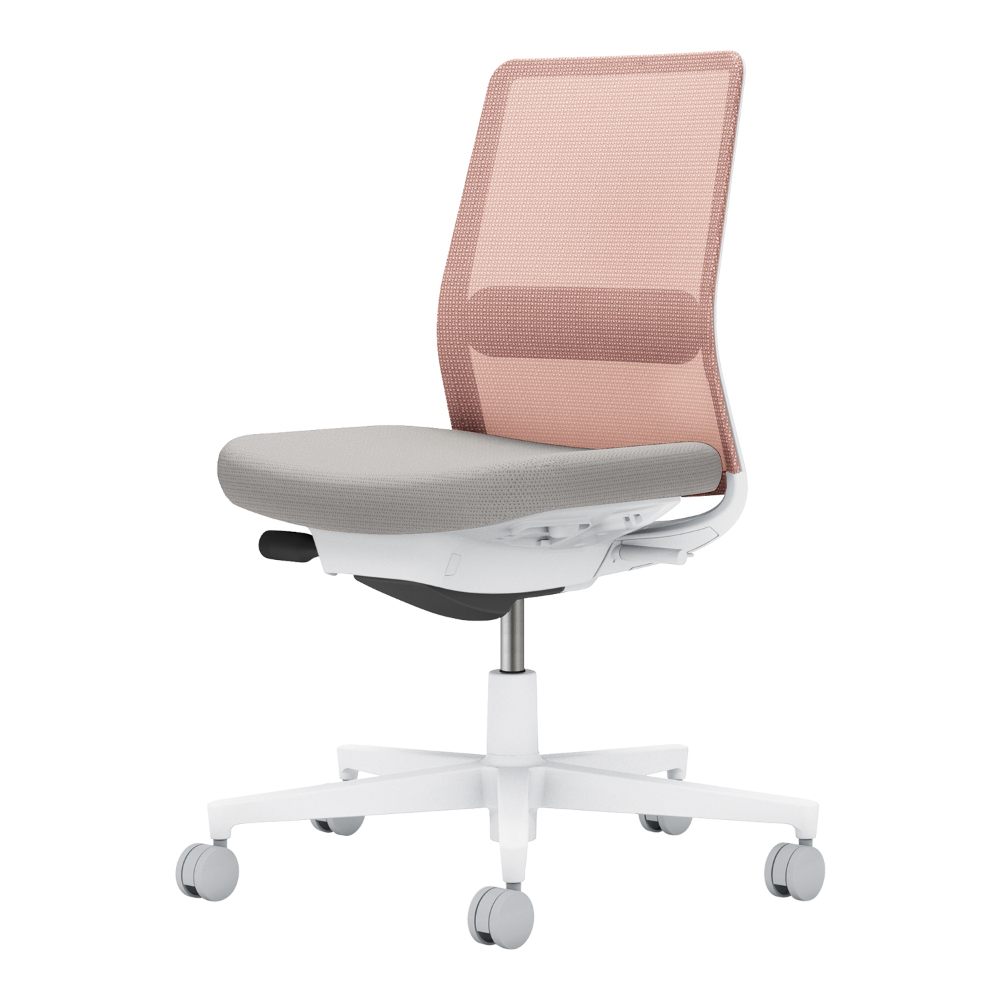 背・ランバー：アッシュピンク／座：ライトグレー