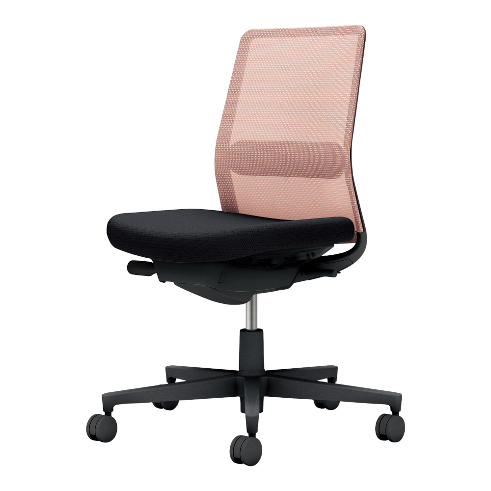 背・ランバー：アッシュピンク／座：ブラック