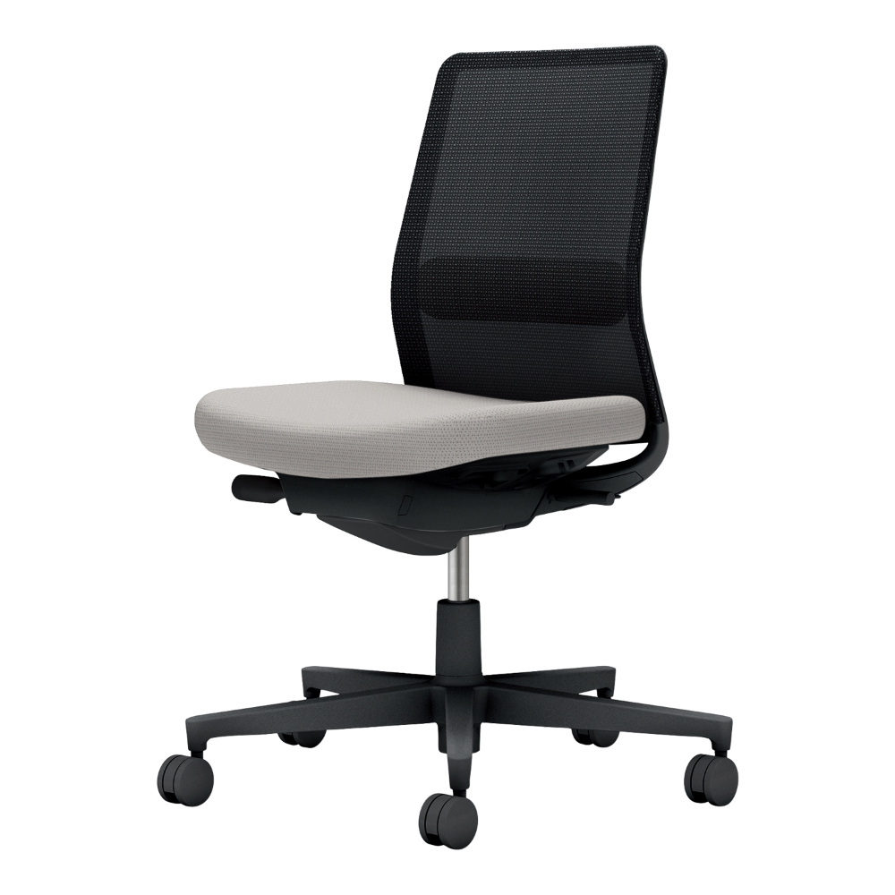 背：ブラック／座・ランバー：ライトグレー