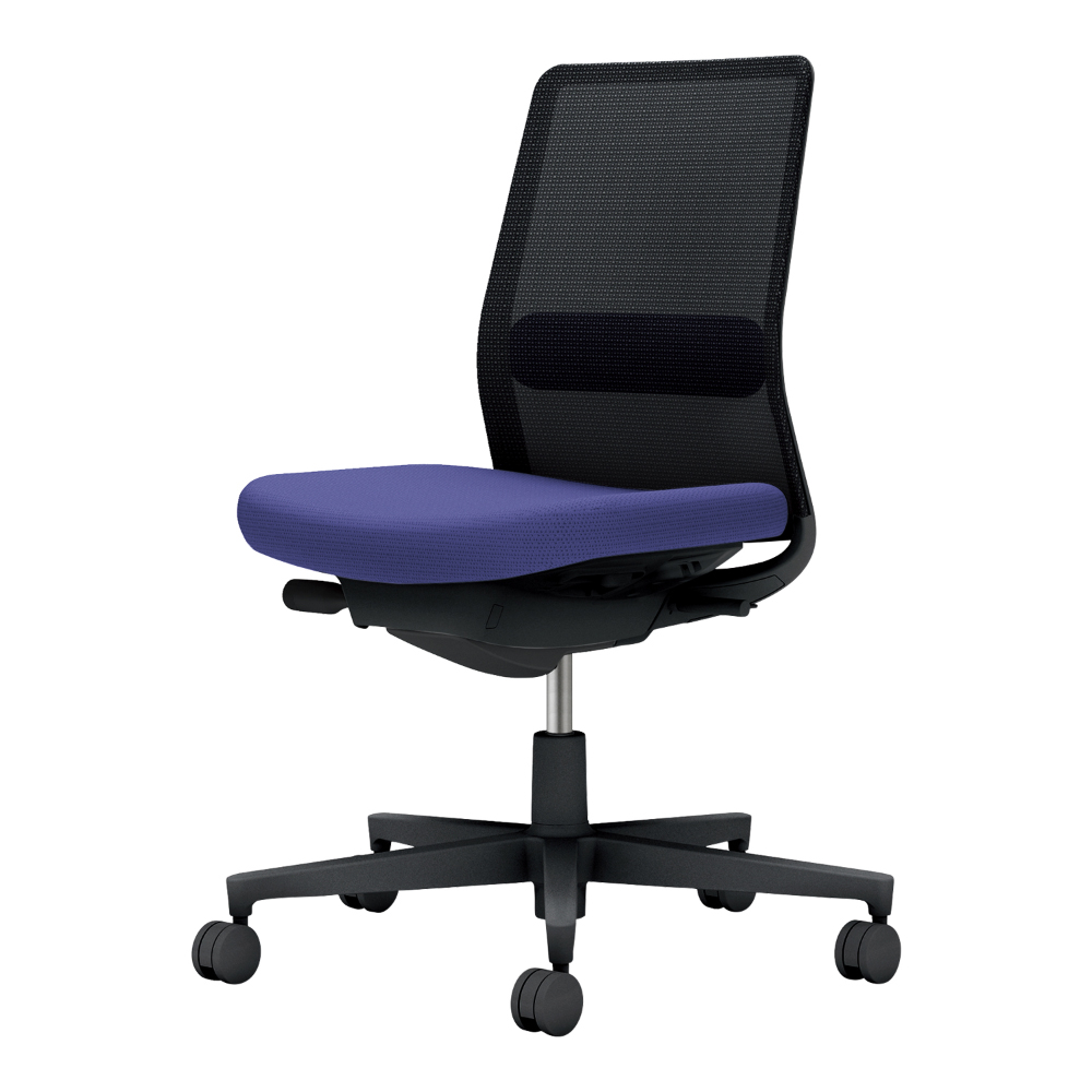 背：ブラック／座・ランバー： ディープパープル