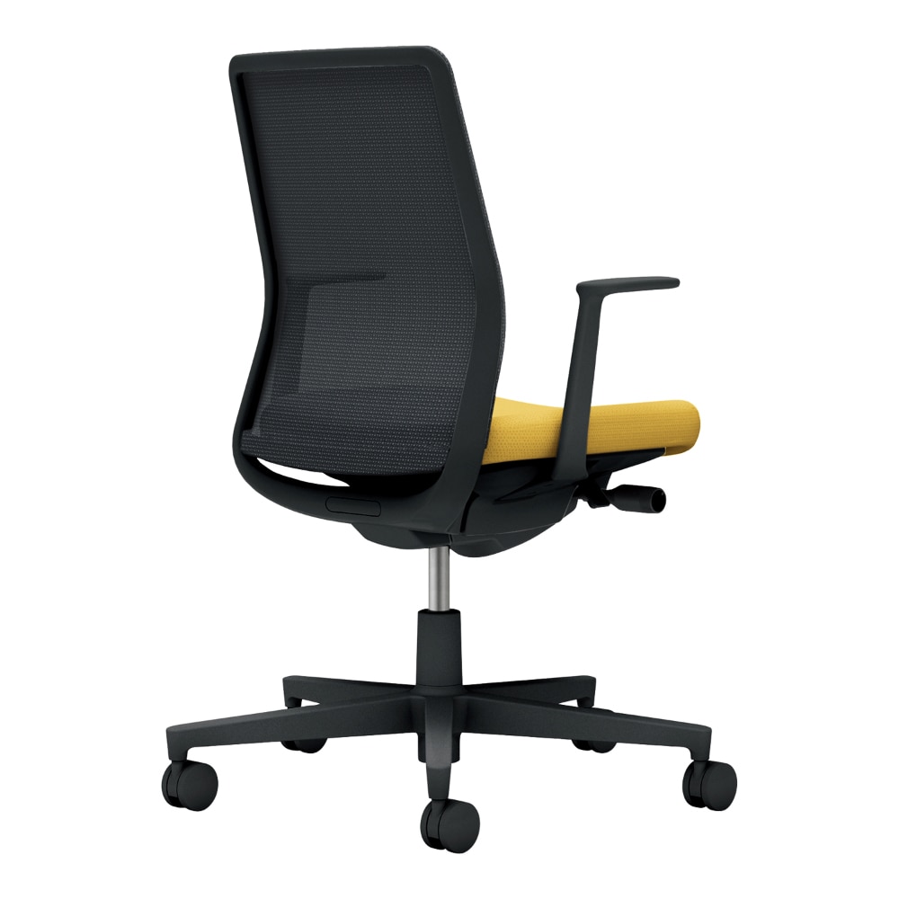 背：ブラック／座：オリーブイエロー