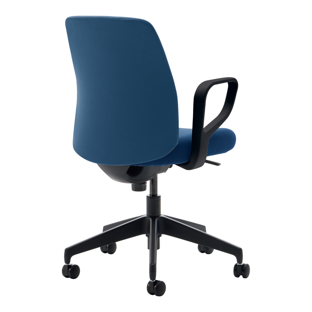 ブラック樹脂脚／背座同色／ネイビー