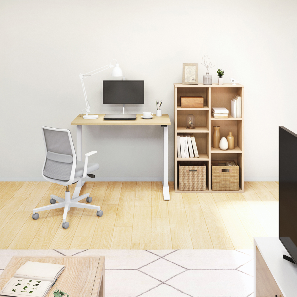 天板ナチュラルオーク/本体ホワイト