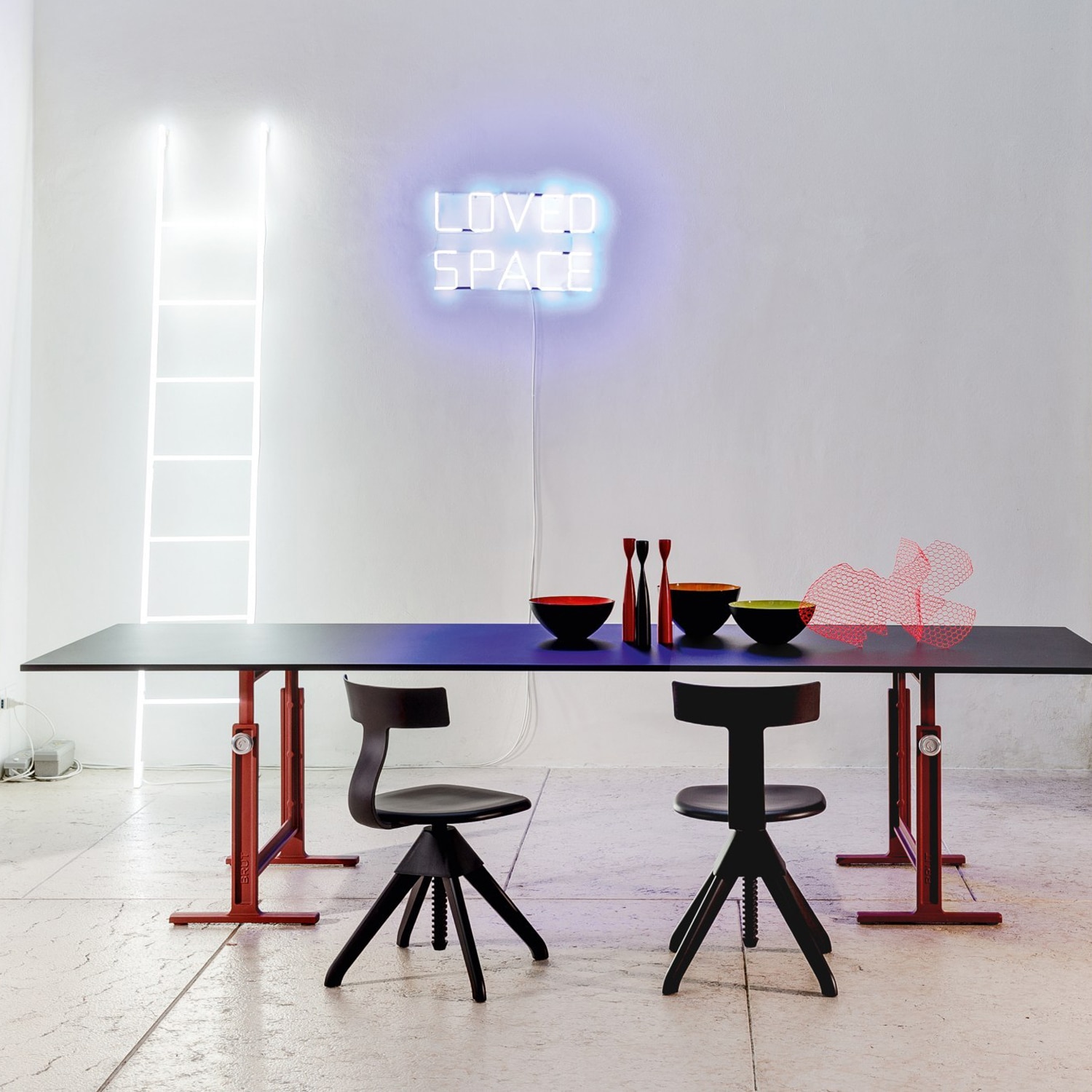 Back・Joint・Screw：White × Seat・Legs：Natural