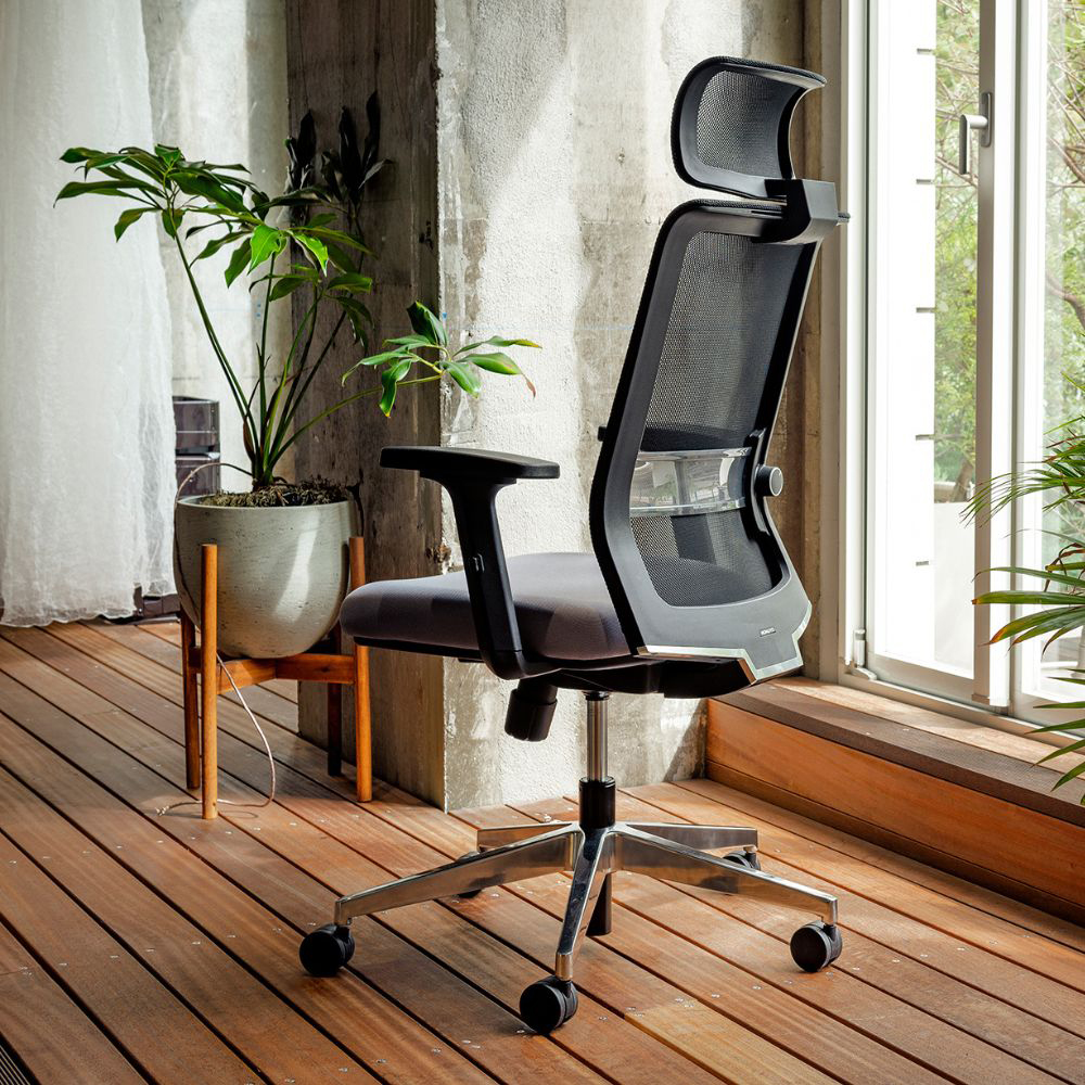 ホワイトフレーム/張地グレー