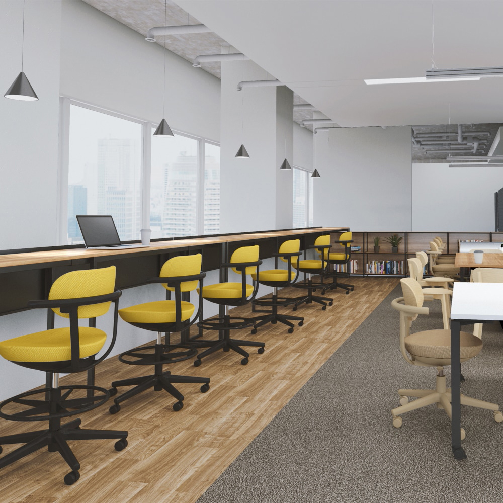 背座同色ダークグレージュ