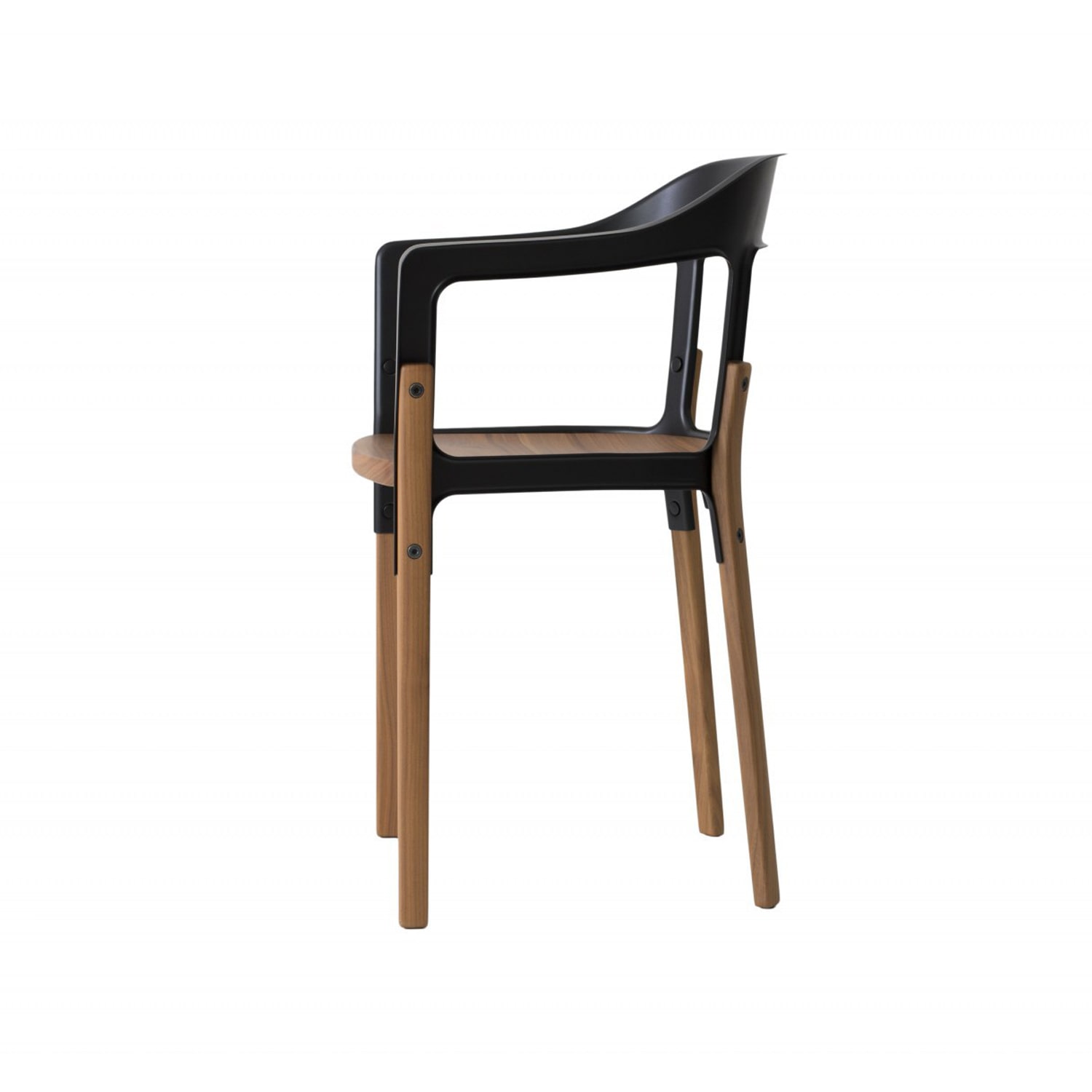 Frame:Black × Seat・Legs:American Walnut