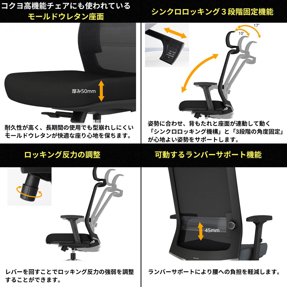 ホワイトフレーム/張地グレー