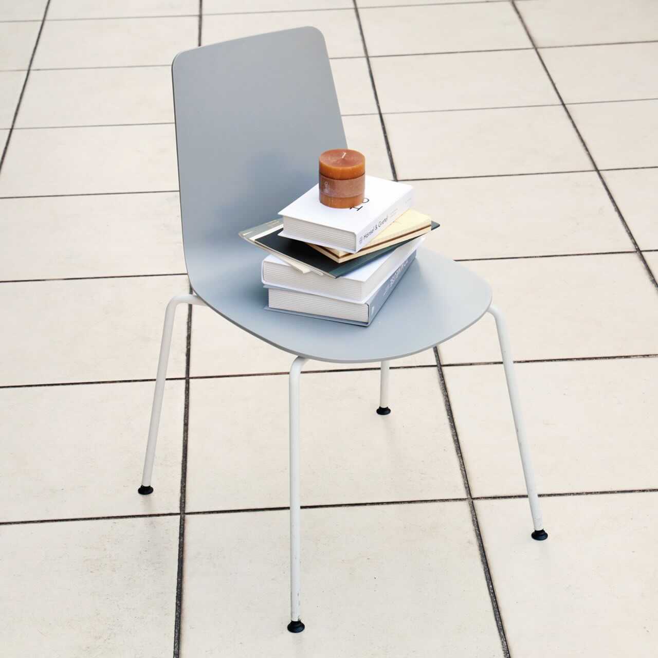 背座パーシアンレッド／座パッド(レザー)ブライトグレー