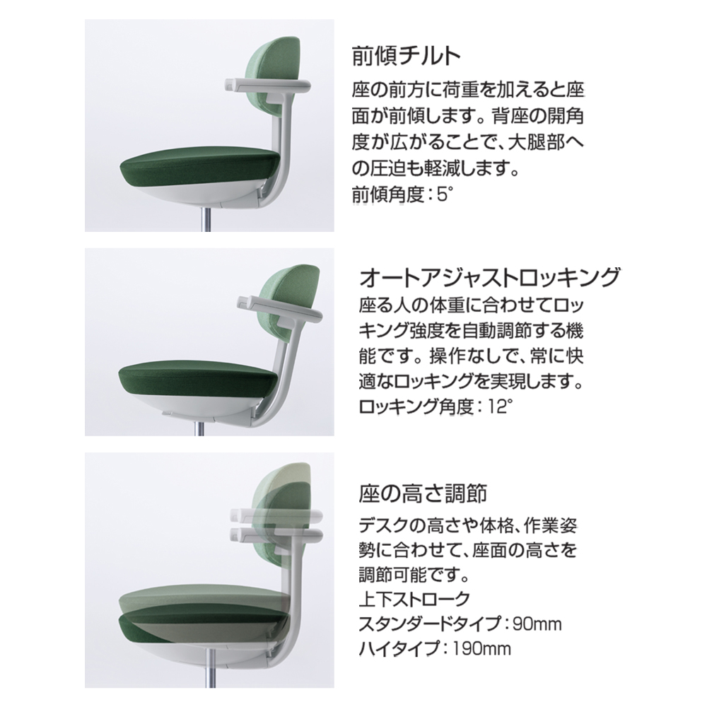 背オリーブイエロー/座ペールテラコッタ