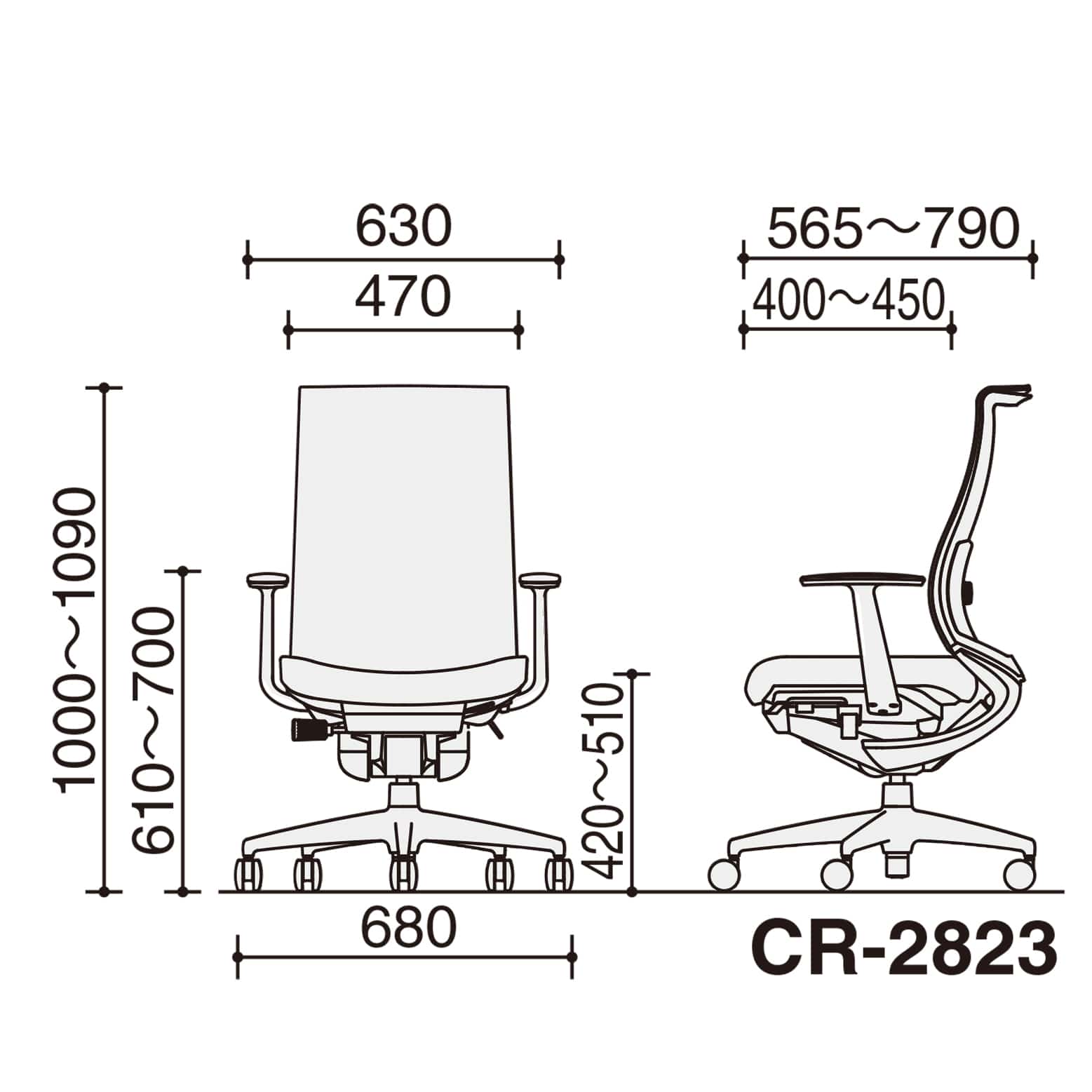 背座同色／プルシアンブルー
