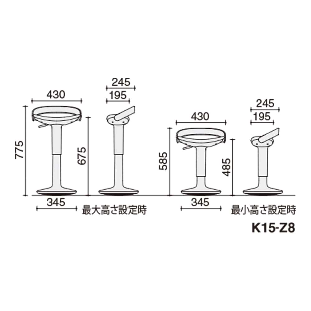 座ダークグレージュ