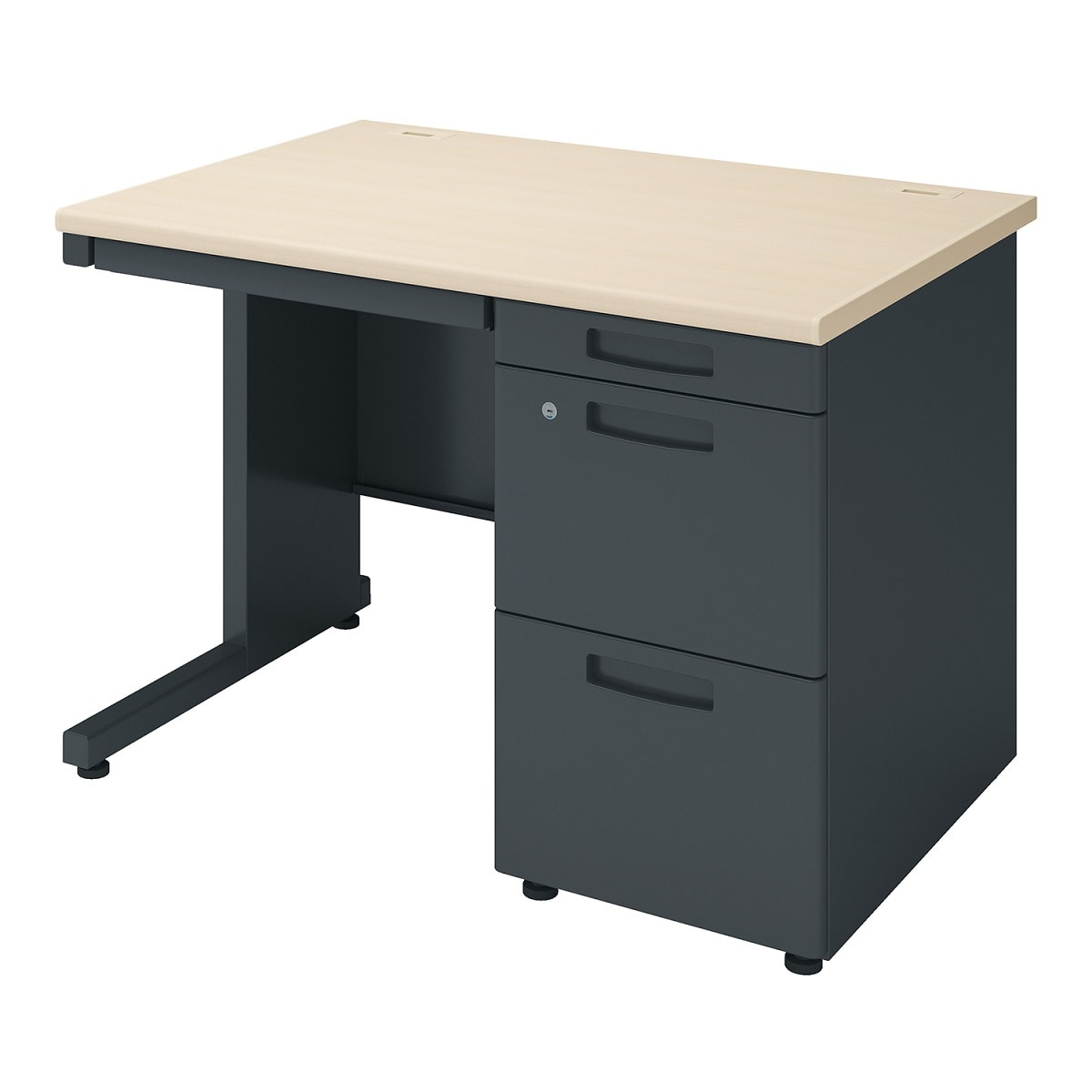 天板ホワイトナチュラル/本体ブラック